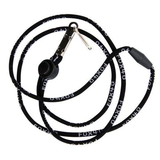 Fox 40 Breakaway Lanyard, Black - 100-0001, Rubber