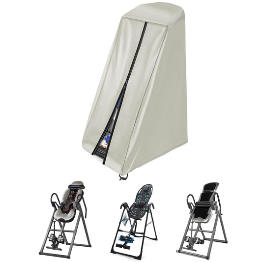 Iceberg Elf Inversion Table Cover - Dustproof and Waterproof Inversion Equipment Protection Covers (47" L X 28.3" W X 63" H, Beige) - Keep Your Inversion Table Safe from Dirt and Scratches