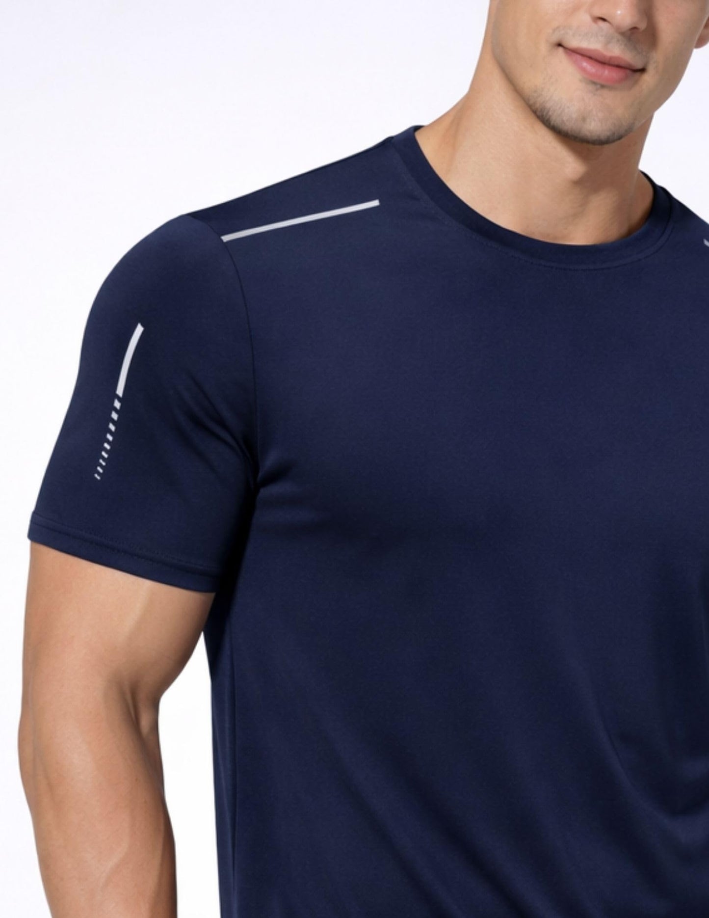5 Pack Men’s Active Quick Dry Crew Neck T Shirts | Athletic Running Gym Workout Short Sleeve Tee Tops Bulk (Set 21, Small)