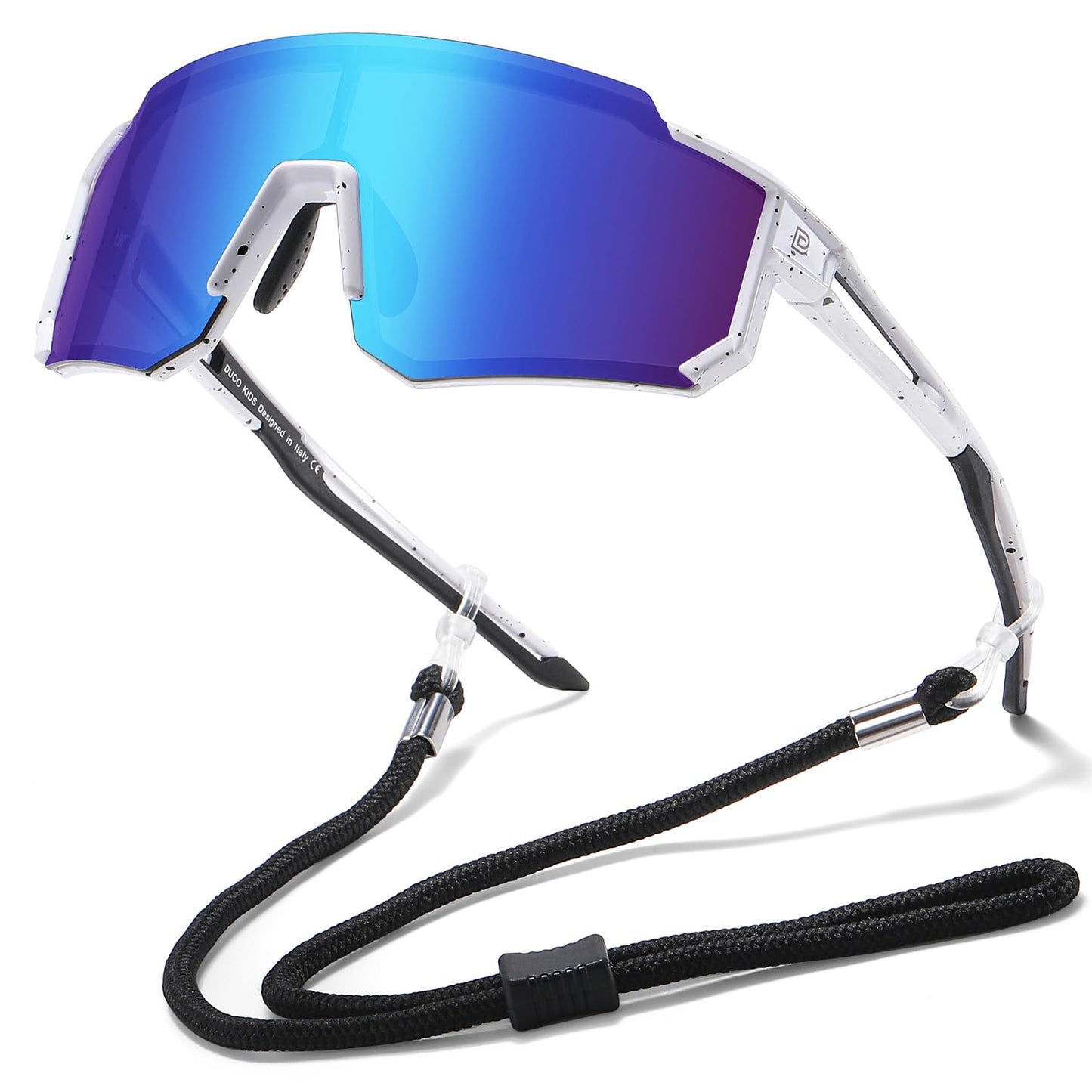 DUCO Polarized Kids Sunglasses Youth Baseball Sports Running UV400 Protection Cycling Glasses Boys Girls 6-16 Aged DK310