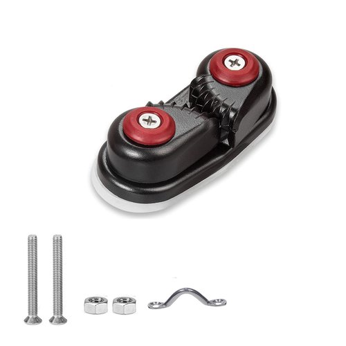GANGUOLA Cam Cleat, Rope Cleat, Ball Bearing Fast Entry Cam Cleat for Line Sizes Upto 5/8-Inch, Aluminum, Sailing Sailboat Kayak Canoe Dinghy Accessories