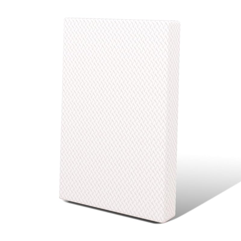 3 Inch Toddler Mini Mattress 38x26 Waterproof Foam Mattress Pad - White