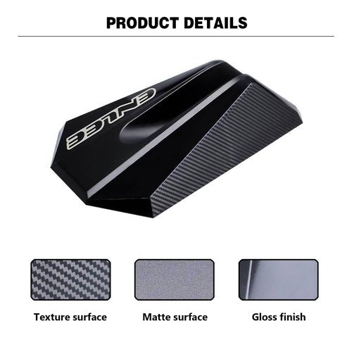 DINTSTYLE Bike Front Wheel Block, Front Wheel Riser Block, Bicycle Trainer Front Wheel Block, Bike Front Wheel Riser Mount, Carbon Fiber Pattern, for Mountain Bike