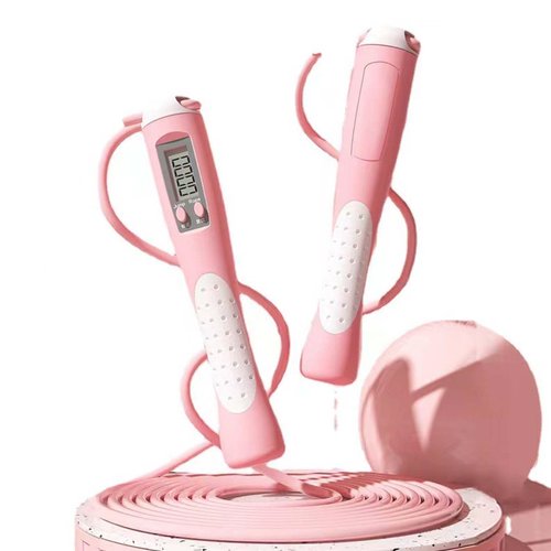 Jump Rope, Speed Jumping Rope with Calorie Counter, Adjustable Digital Counting Jump Rope with Ball Bearings and Alarm
