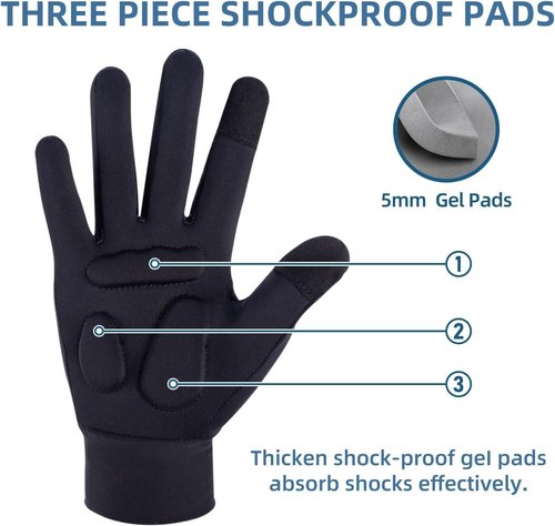 Figure Skating Gloves, Figure Ice SkatingGloves for Women, Grils - Padded SkatingGloves for Skating Practice, Padded Protection for Dance Competition, Practice Competition - Ladies Small/Medium
