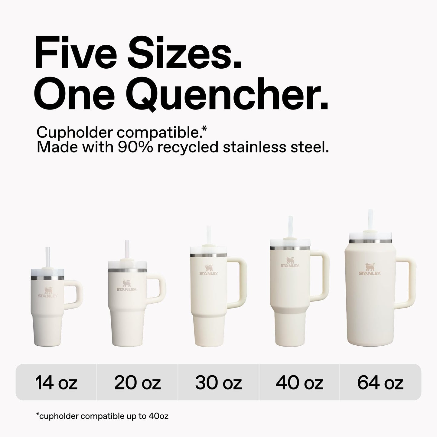 STANLEY Quencher H2.0 Tumbler with Handle and Straw 30 oz | Flowstate 3-Position Lid | Cup Holder Compatible for Travel | Insulated Stainless Steel Cup | BPA-Free | Lilac