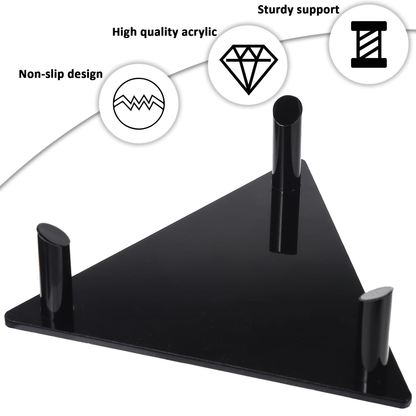 2 Pcs Basketball Stand Acrylic Ball Stand Display Holder Sports Ball Storage Display Stand for Footballs Soccer Volleyballs Display