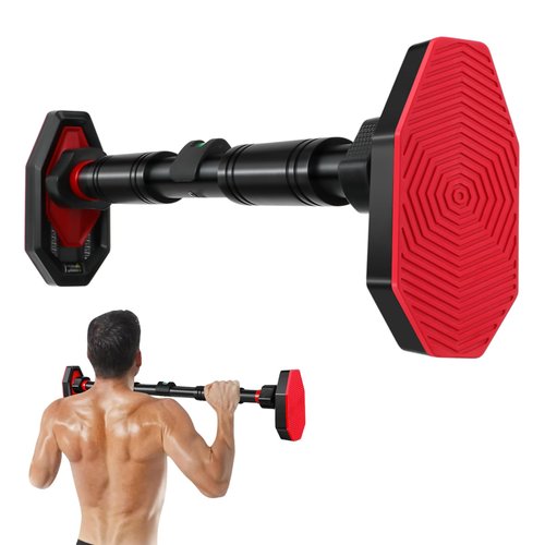 Yardenfun Household Pull Up Bar for Doorway: Strength Training Chin up Bar without Screws - Adjustable 29.5-37 Width Locking Mechanism,Max Load 200KG for Home Gym Upper Body Workout
