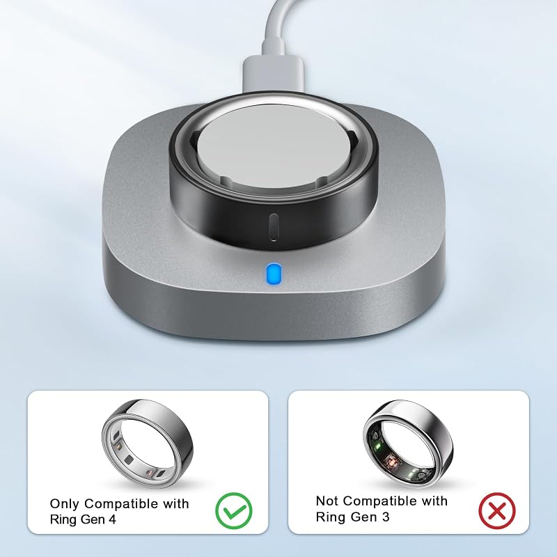 Charger for Ring Gen 4 Size 9 — USB-C Fast Dock (Variation: 9)