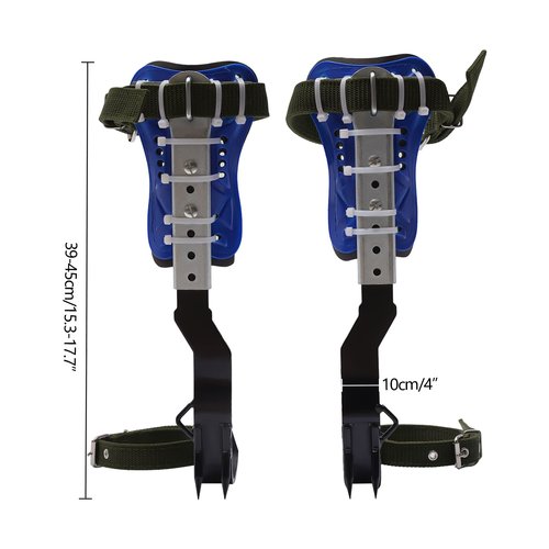 NeNchengLi Tree Climbing Spikes for Tree Work Adjustable Tree Climbing Gear Set, Arborist Tree Climbing Equipment with Belt for Climbing Tree Picking Fruit Outdoor Jungle Survival Sport (Dark blue)