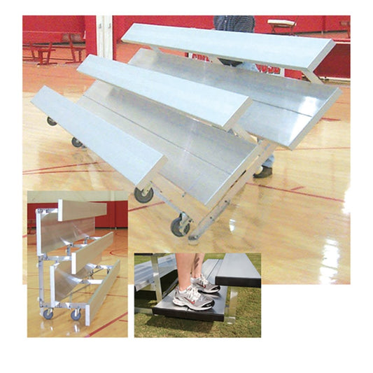 3 Row 21' Pref. Tip-N-Roll Bleacher (EA)