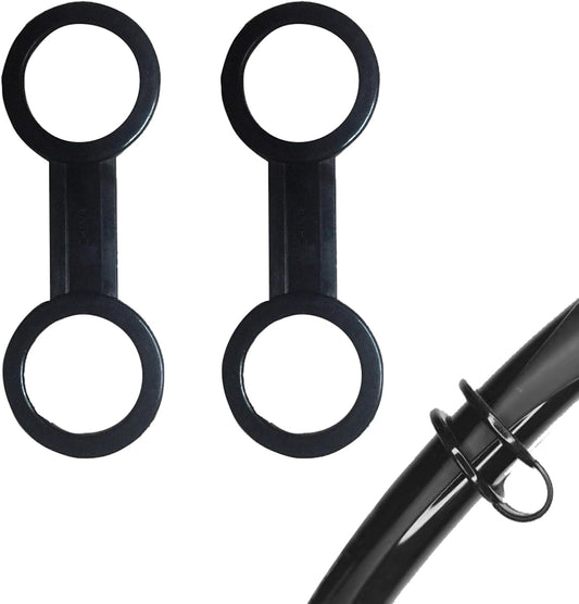 2 Pieces Scuba Diving Dive Snorkeling Silicone Snorkel Mask Strap Keeper Holder Clip Retainer Attachment Gear Spare Part Accessories