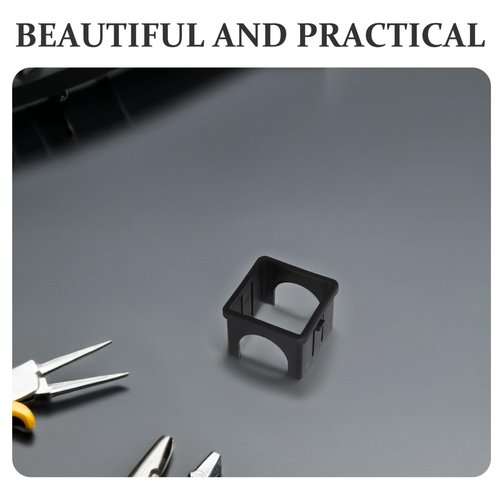HONMEET 4pcs Fitness Equipment Replacement Part Hollowed Square Tube Sleeve Insert for Exercise Machines Tube Conversion Fitting for Stability and Noise Reduction