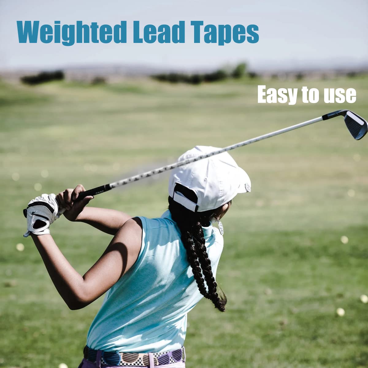 ZLY 40 PC Golf Lead Tape for Golf Clubs,Golf Strips Weighted Tape,Adhesive Add Weight Lead Tape Thickness,for Golf Club Tennis Racket Adjust Weight (Sliver)