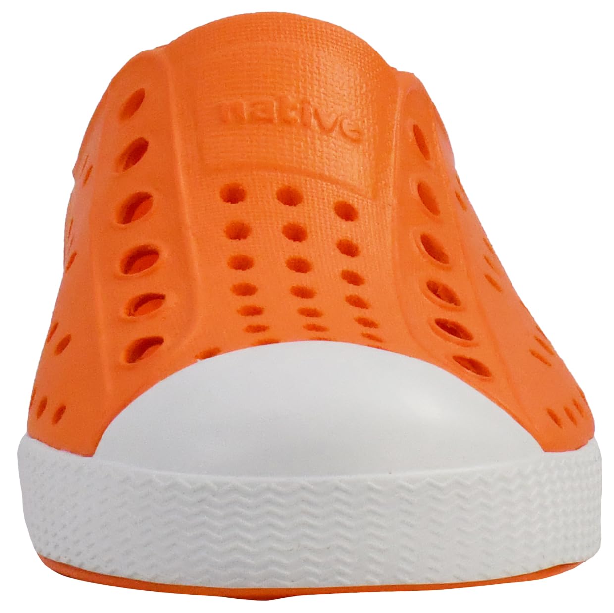 Native Shoes Unisex-Kids Jefferson Sneakers, Sunset Orange/Shell White, 6 Toddler