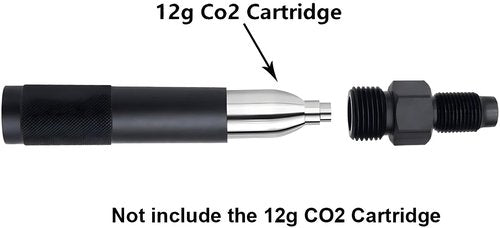 Genrics 12g Co2 Cartridges Adapter Instead of 88g or 90g Co2 Capsule, Co2 Quick Change Holder Compatible with Sig Sauer MCX or MPX
