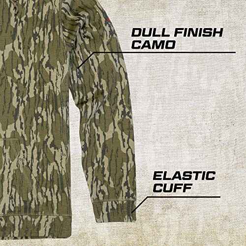 Mossy Oak Mens Camo Hunting Hoodie Vintage