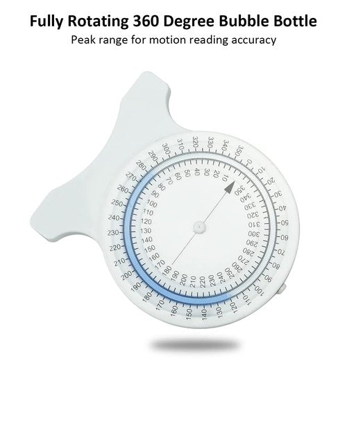 SZRKRLA Inclinometer Physical Therapy Tool No-Leak PT Inclinometer Accurate Range for Range of Motion Measurements No-Leak PT Inclinometer for Students and Professionals