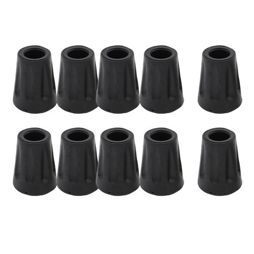 cunueae 10pcs Walking Pad Antiskid Hiking Poles Caps Replacement Reinforced Rubber Tip Suitable for Various Terrains