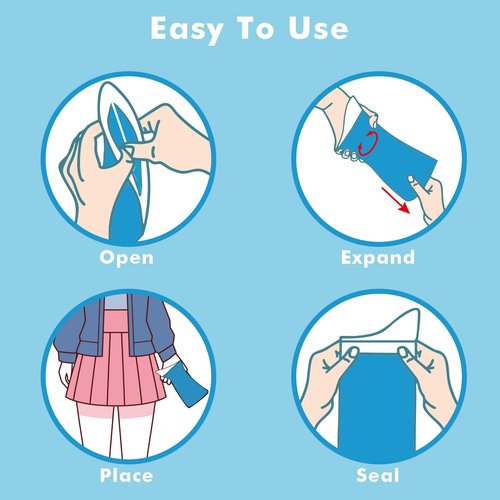 Kingci Disposable Pee Bags, 900ML Urine Bags for Women Men, 12 Pack Emergency Portable Urinal Bag and Vomit Bag Female Urinal Bags for Travel, Camping, Traffic Jams, Patient, Pregnant