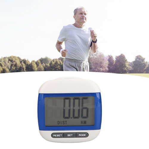 Sport Walking Pedometer with Clips Pedometer for Walking Accurate Step Counter, Walking Distance Miles or Km, Calorie Counter for Seniors Adults Exercise