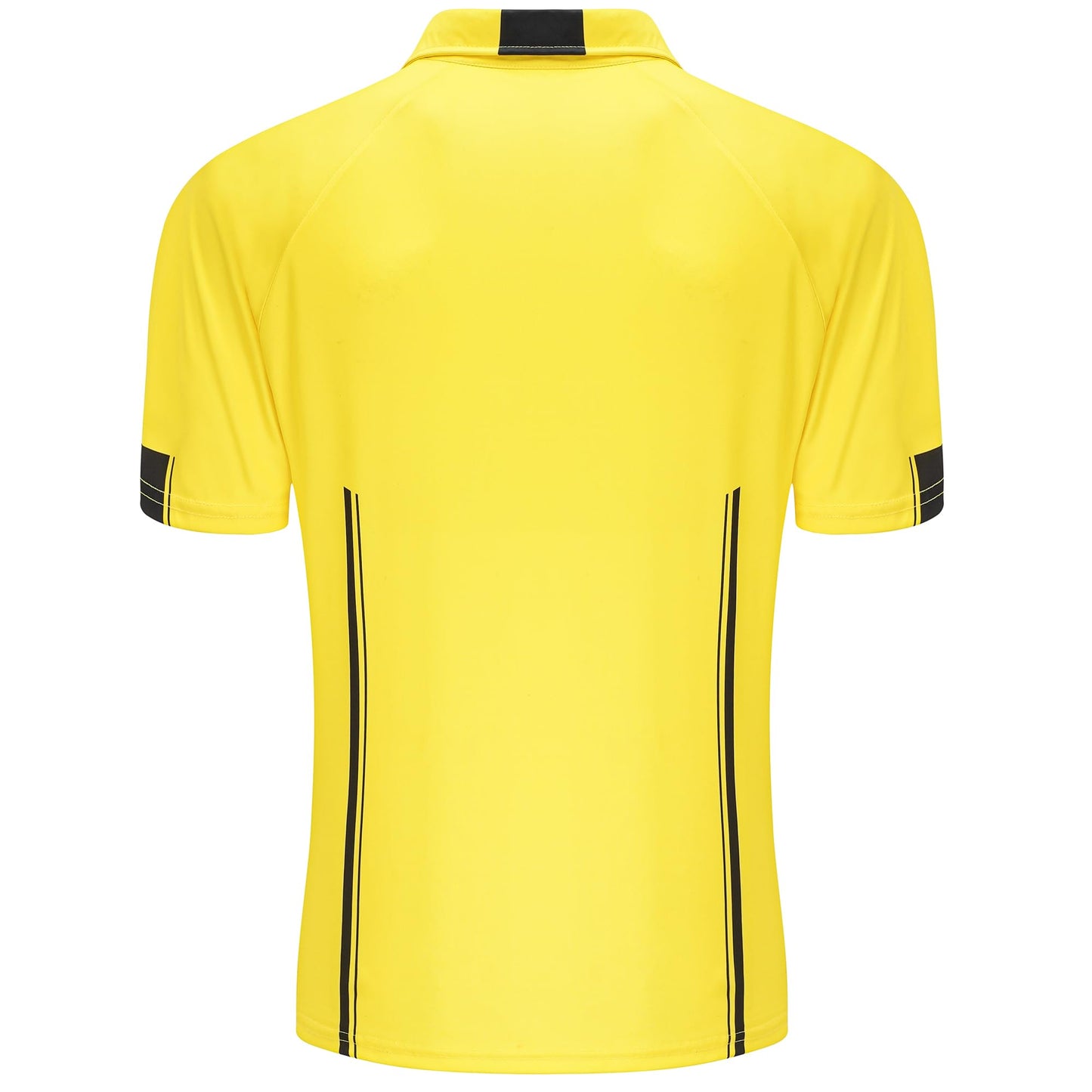 allentian Soccer Referee Shirt, Football Umpire Jersey, Men Official Ref Uniform (M) Yellow