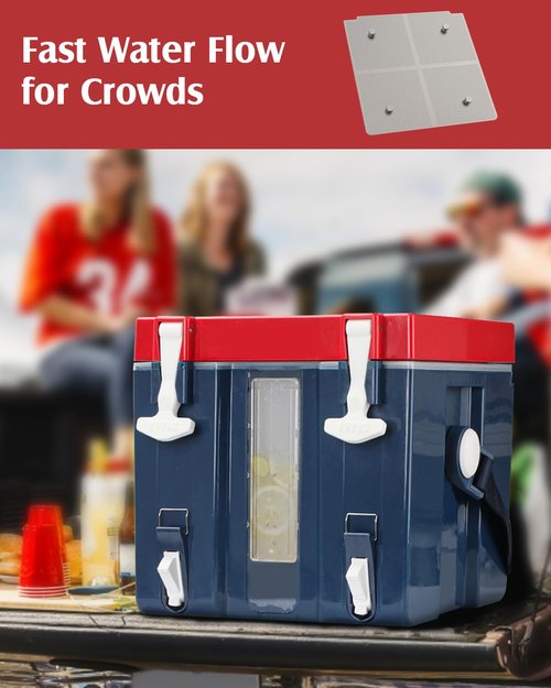 Tiga 304 Stainless Steel Chassis Strainer for RTIC Halftime Water Cooler 3 Gallon - Increases Filtration Area - Prevents Water Outlet from Clogging - Easy to Install - Accessories for RTIC Cooler