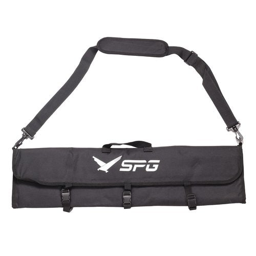 FENJANER Archery Recurve Bow Accessories Bag Takedown Bow Case with Adjustable Shoulder Strap for Hunting Shooting (Black)