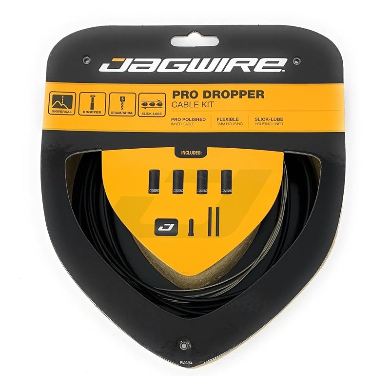 Jagwire Pro Dropper Cable Kit - Black for Dropper Seatposts