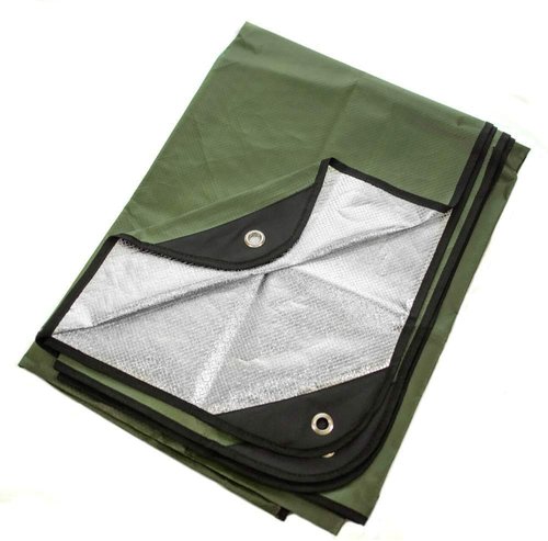 Arcturus Heavy Duty Survival Blanket ??Insulated Thermal Reflective Tarp - 60" x 82". All-Weather, Reusable Emergency Blanket for Car or Camping (Olive Green)
