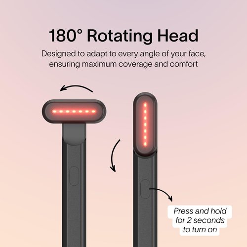 Solawave 4-in-1 Radiant Renewal Red Light Therapy Wand & Renew Complex Activation Serum | Beauty Device for Face & Neck | Serum Boosts Anti-Aging Effects, Reduces Wrinkles, Dark Circles & Puffiness
