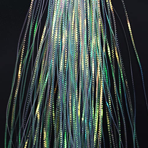 Fly Tying Flash Material Set - 5 Colors Lateral Scale Tinsel for Streamers