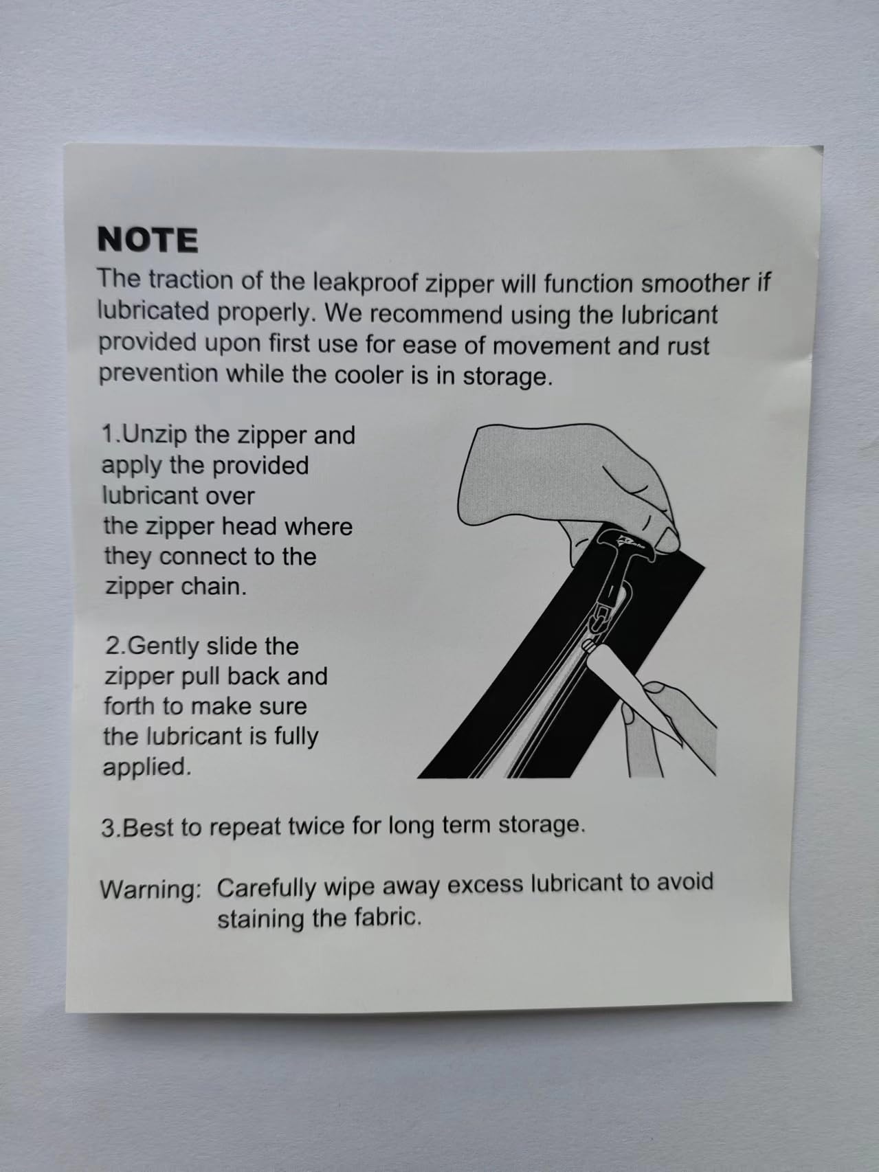 Rider coolers LubeTube Zipper Lubricant, Cooler Lubricant, 2 fl oz