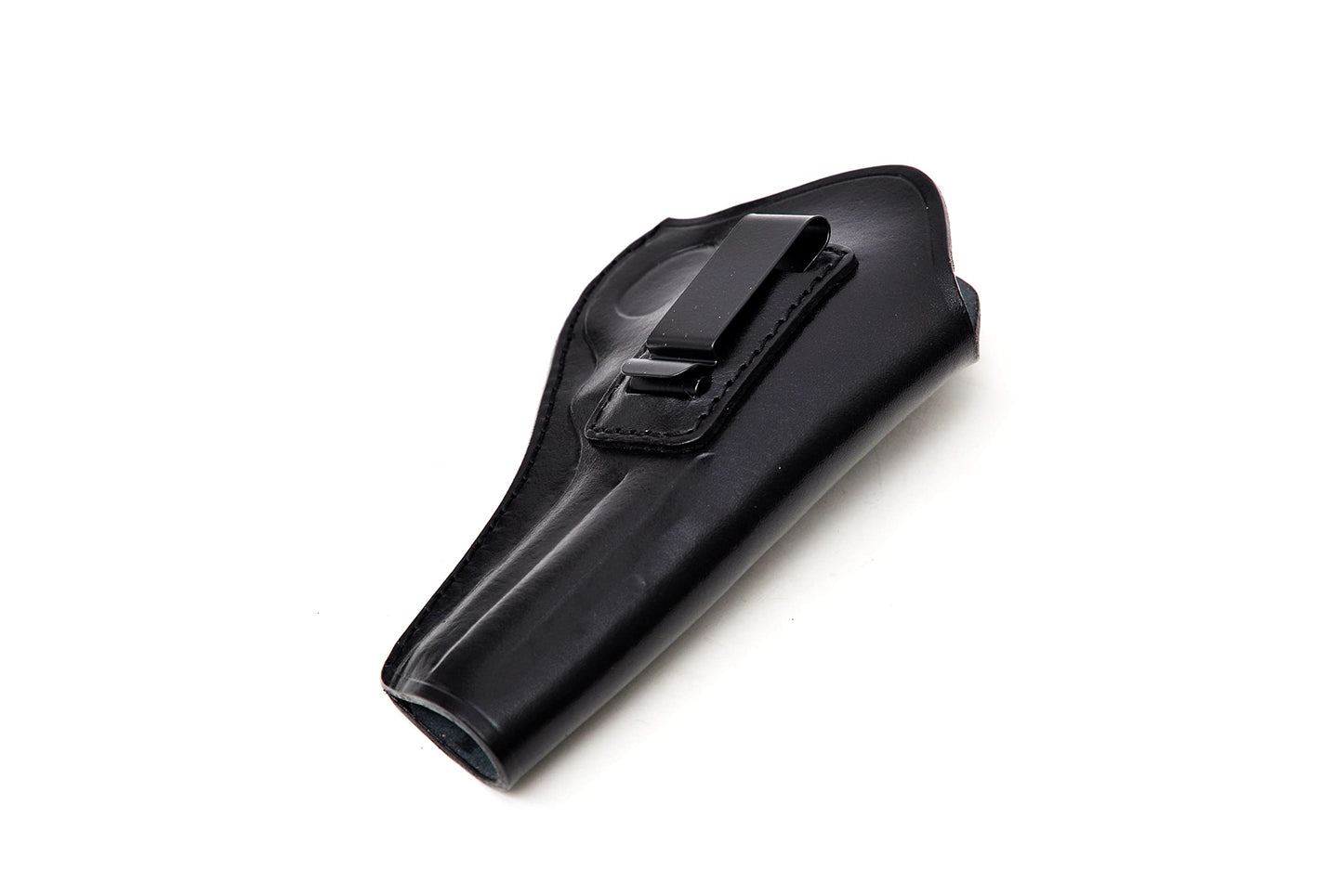 IWB Leather Holster for Taurus 856 Defender 3" Barrel - Genuine Leather - Brown and Black - Right or Left Hand (Right Hand, Black)