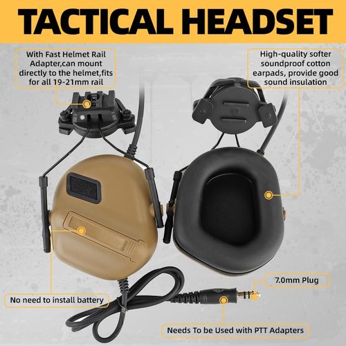 Tactical Helmet with Headset,Adjustable Helmet with Helmet Cover and Fcae Mask for Cosplay Military Tactical Airsoft Gear (Set-A)