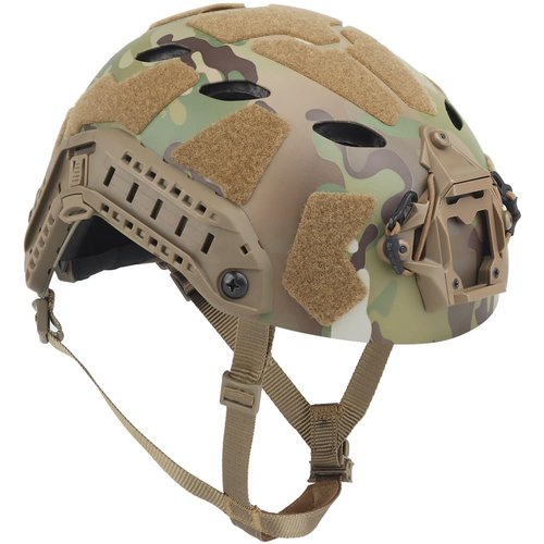 Military Tactical Helmet, Fast SF Super High Cut Helmet CS Paintball Protection Airsoft Equipment (Color : CP)