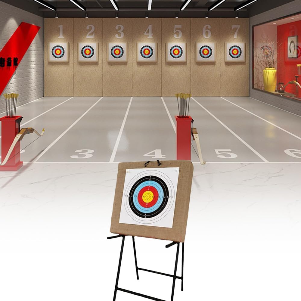 20PCS Archery Target, Archery Targets, Hunting Targets & Accessories, 16X16in - 10 Ring Bow and Arrow Targets(Standard Archery,with 1 Pen&4 pins)