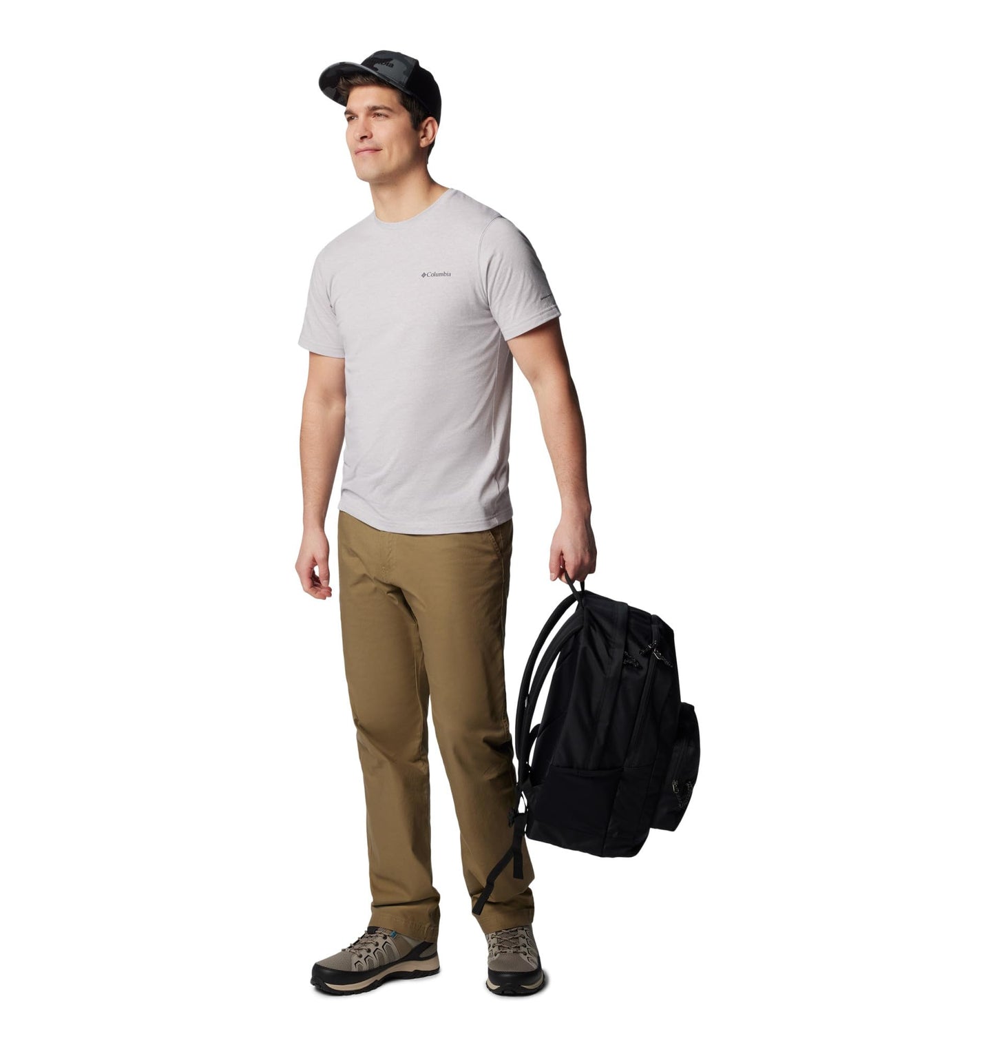 Columbia Men's Thistletown Hills Short Sleeve, Grey Heather, 4X Big