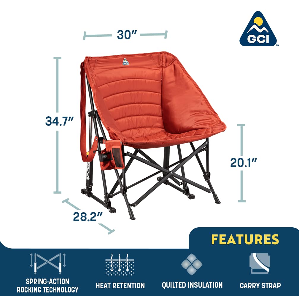 GCI Outdoor Puff Rocker - Black
