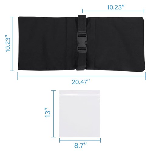 Wiseek 2 Pack Sandbags - Sand Bags for Weight with 4 PE Bags and Max Load Capacity of 15 lb, Sand Bags for Baseball Net, Batting Net, Golf Net, Football Net, Baseball Base