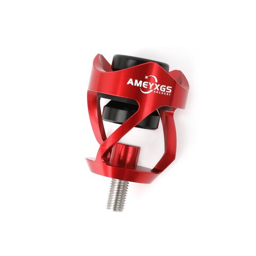 limaity Archery Bow Stabilizer Weight Balance Bar Shock Absorber Universal 5/16 Thread for Bow Riser Balance Rods Counterweights Accessories (Red)