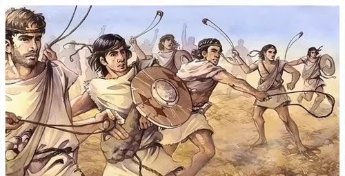 Sling Tennis,85cm in Length, Stone Throwing Rope, Handmade Catapult Rope Ball Thrower, Sling Handmade Slingshots Ancient Primitive Catapult Tools