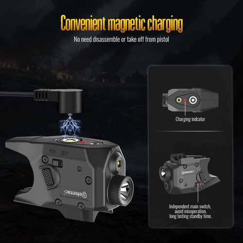 Defentac 600 Lumens Pistol Light Laser Combo is Compatible with 1911 No-Rails Version Only