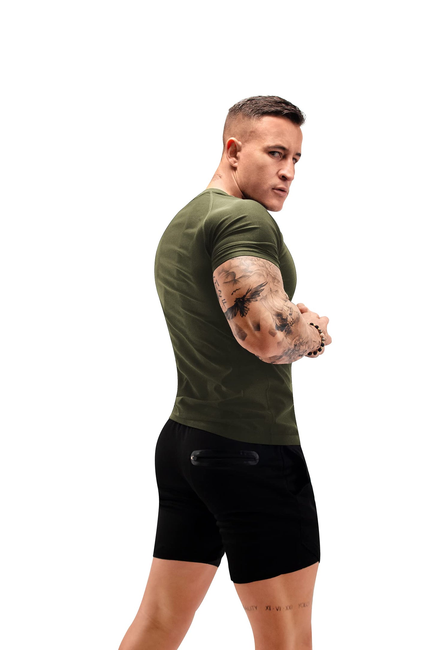 FUXERT Sauna Shirt for Men Sweat Sauna Suit for Gym Exercise Compression Shirt Workout Shapewear (GN XXL)