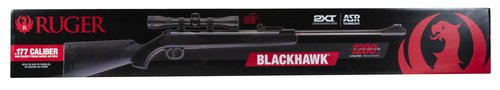 Umarex unisex adult Ruger Blackhawk .177 Caliber Pellet Gun with 4x32mm Scope Air Rifle, Black, Large US