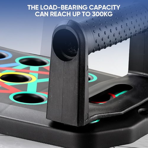 Saker Plus Foldable Push Up Board|Portable Pushup Bar|Push Up Handles for Floor|Workout Equipment for Men and Women|Strength Training|Home Gym Office