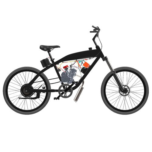 YaggeBike Bicycle Gas Frame with Gas Tank Built in, 3.4L Frame -Gas Motorized Bicycle - Gas Motorized Bicycle 66cc/80cc