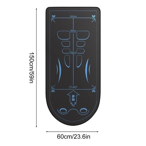 Exercise Equipment Mat For Roller Wheel, Non-Slip Workout Mat, Roller Wheel Exercise Mat, Non-Slip Exercise Mat Abdominal Knee Mat, 7mm Extra Thick Exercise Equipment Yoga Floor Mats