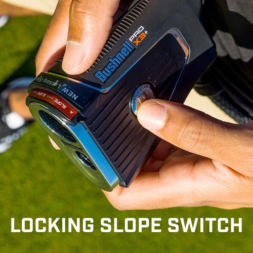 Bushnell Golf Pro X3+Link Laser Rangefinder | Slope & Wind Compensation, Magnetic Mount, Waterproof, 7X Magnification, PinSeeker, 1300 Yd Range, 3D Flyovers in App, Signature Series Golf Towel Bundle