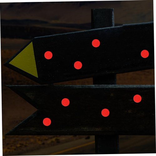 balacoo Enhanced Night Visibility 50 Reflective Push Pins for Outdoor Activities Trail Marking and Hunting